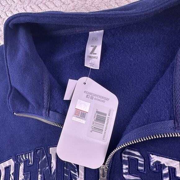 Penn State Women’s 2X Cropped 1/4 Zip Navy Pullover Hoodie NWT - Picture 16 of 16